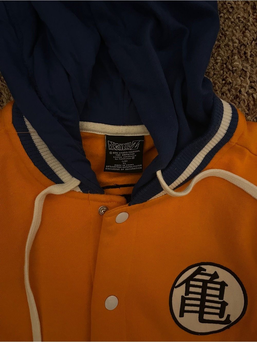 Dragon Ball Z Kame Symbol Varsity Jacket - Picture 3 of 5